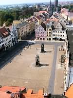 Blick auf den Marktplatz